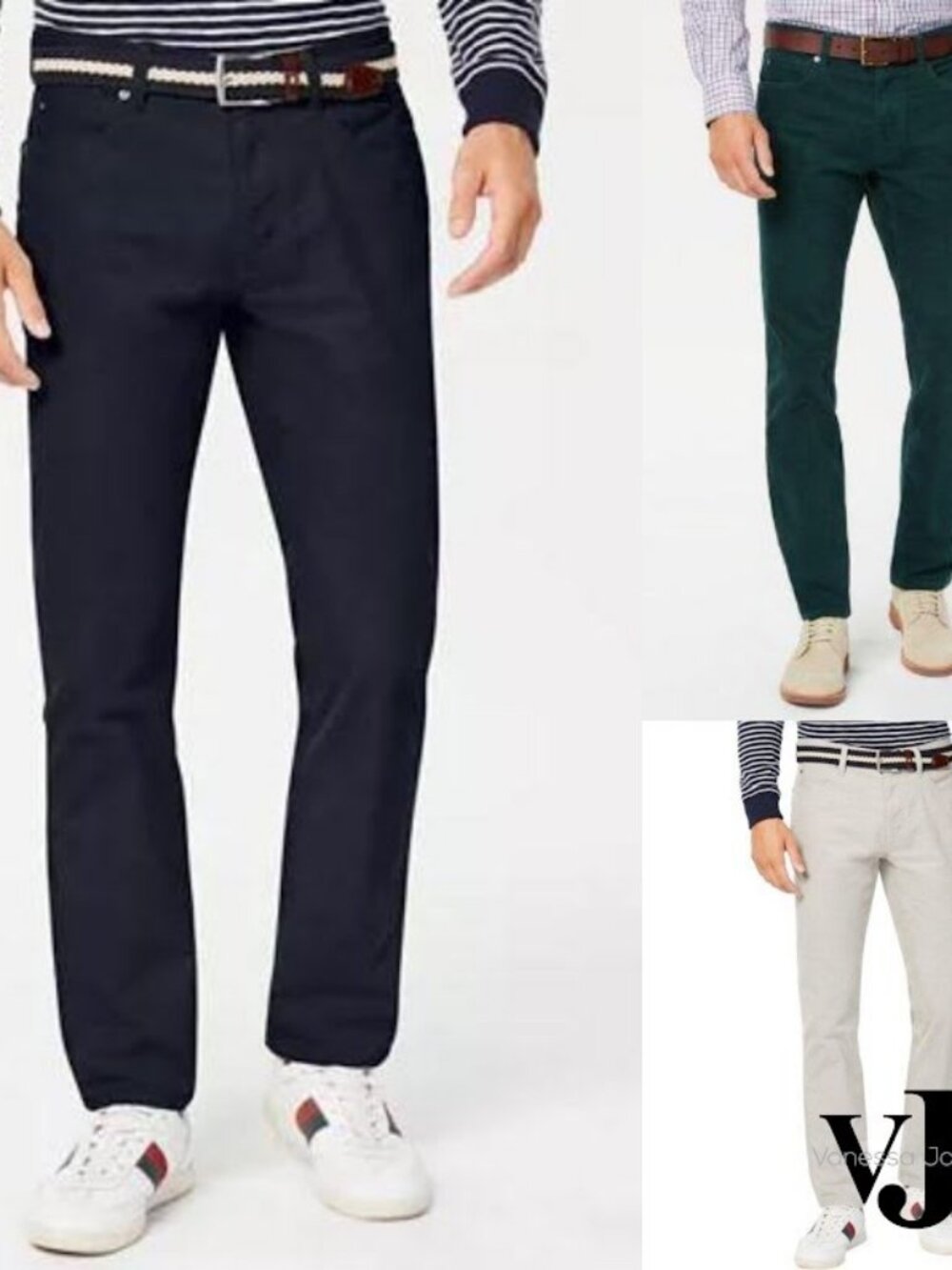 Tommy Hilfiger Mens Custom Fit Casual Corduroy Pants
